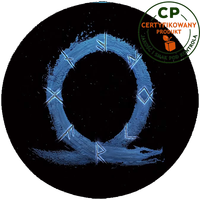 Opłatek waflowy na tort - God Of War