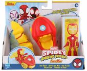 SPIDER-MAN SPIDEY Figurka IRON MAN + pojazd F7458