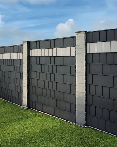 TAŚMA OGRODZENIOWA OSŁONA NA OGRODZENIE PŁOT PANELOWE SZARA UV 19 x 35m na Arena.pl