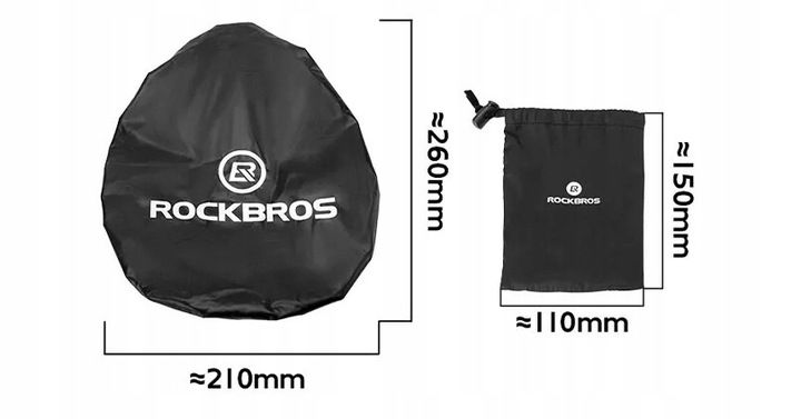 Pokrowiec przeciwdeszczowy na siodło rowerowe PCV ROCKBROS 51001001 zdjęcie 9