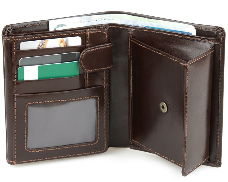 Portfel męski Rise - Stefania Brązowy zdjęcie 2