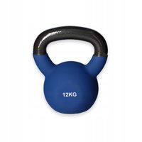 yellowKETTLEBELL KETTLE HANTLE CIĘŻAR DO ĆWICZEŃ KULA 12 kg granatowy