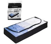 Organizer pokrowiec na ubrania i pościel 105 x 45 x 15 cm PABLO czarny