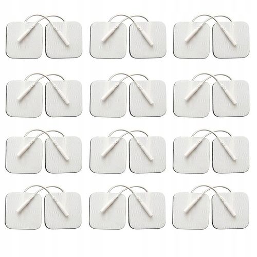 24x żelowe elektrody 5x5cm pin 2 mm TENS EMS SANIT na Arena.pl