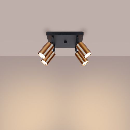 Plafon WINX 4 czarny/miedź na Arena.pl