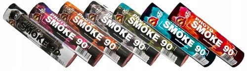 Pomarańczowa świeca dymna PHOTO SMOKE CLE7038O 90sek SRpyro 4 sztuki na Arena.pl