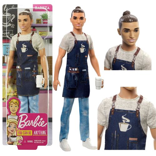 Mattel Lalka Barbie Ken Kariera Barista na Arena.pl