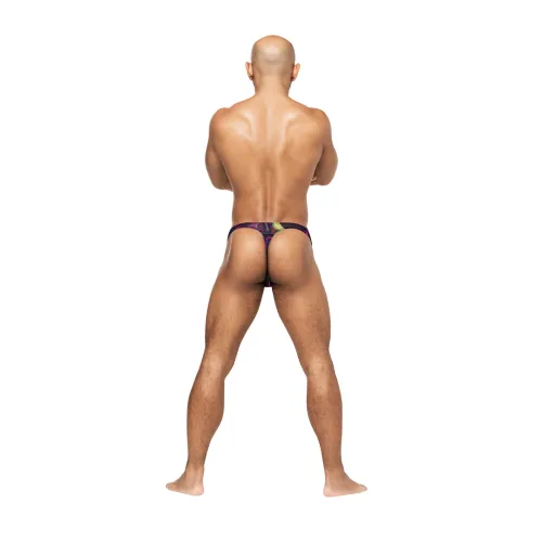 male power galactic lxl stringi męskie z wąskim fasonem czarne na Arena.pl