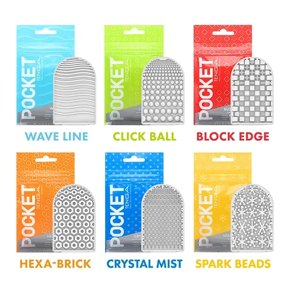 Masturbator - Tenga Pocket Stroker Crystal Mist zdjęcie 4