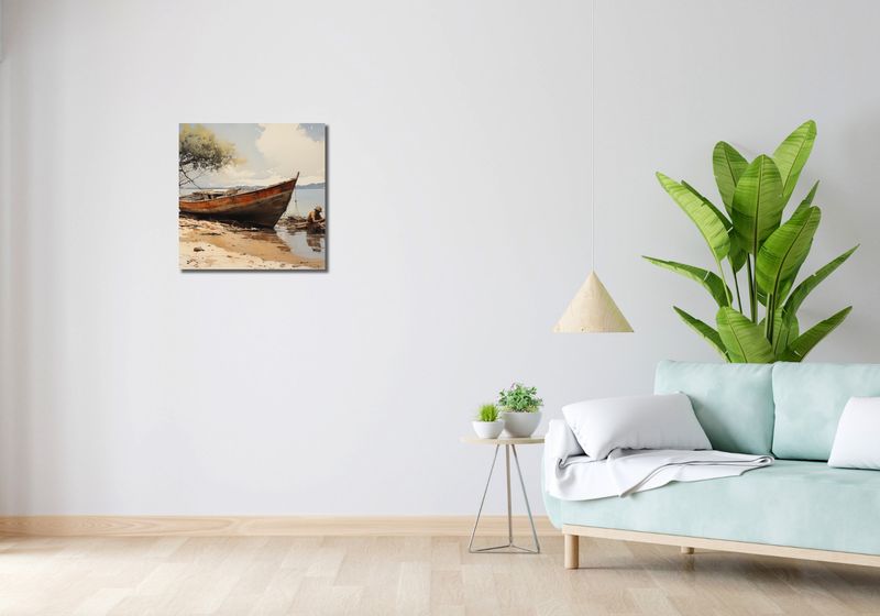 Obraz 50x50cm Spokój Przybrzeża zdjęcie 2