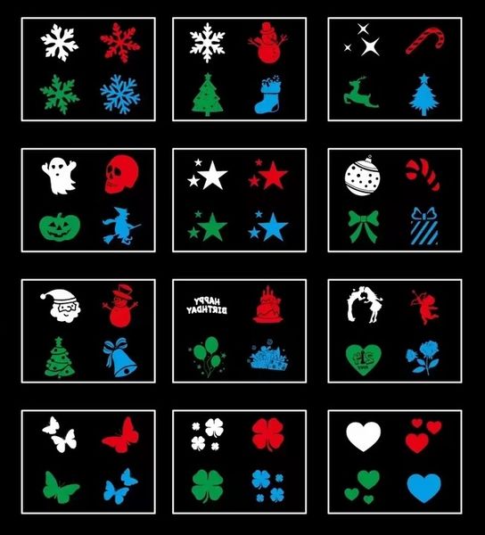 WODOODPORNY PROJEKTOR LEDOWY OGRODOWY REFLEKTOR IP65 + 12 SLAJDÓW zdjęcie 3