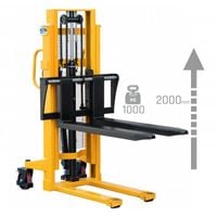 WÓZEK PALETOWY MASZTOWY PALECIAK RĘCZNY CORMAK WRHS1020 1000KG 2000MM