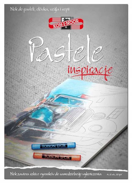 BLOK A4/20AR 220G INSPIRACJE PASTELE A'5 2271 zdjęcie 1