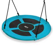 Huśtawka ogrodowa bocianie gniazdo turkusowe NILS CAMP NB5031