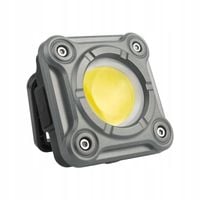 Lampa Warsztatowa Robocza Halogen Reflektor LED 15W Akumulator USB-C Magnes