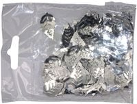 Cekiny Liście duże srebrne (15 g)