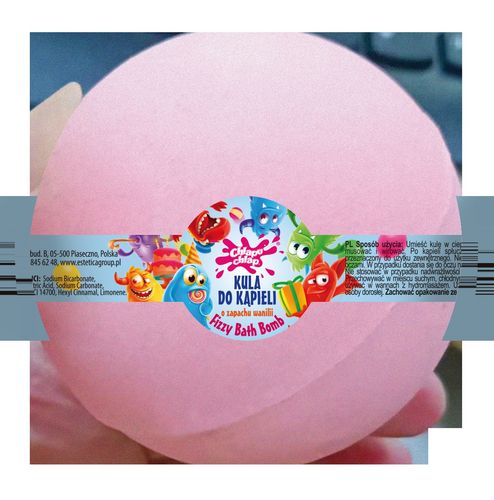 CHLAPU CHLAP Bath Bomb Kula musująca do kąpieli o zapachu wanilii 180 g na Arena.pl