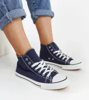 Granatowe wysokie trampki Eliska 37