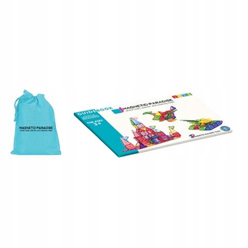 MAGNETYCZNE KLOCKI KONSTRUKCYJNE EDUKACYJNE UKŁADANKA 3D MONTESSORI WOOPIE na Arena.pl