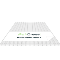 Poliwęglan wielokomorowy 3500x2100 bezbarwny 10 mm 6M