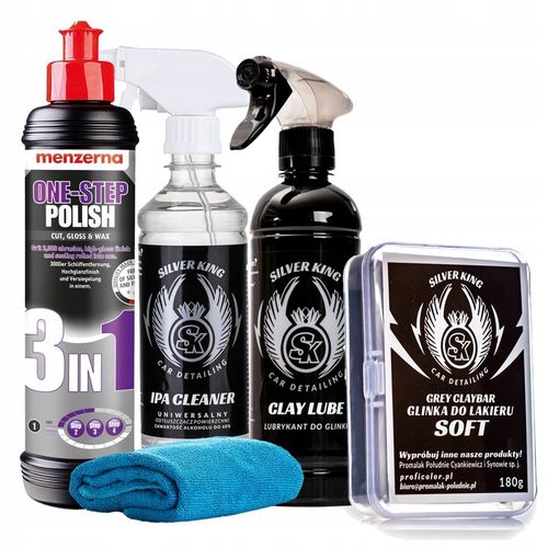 Pasta Polerska Menzerna 3w1 250ml + Glinka do Lakieru + Lubrykant + Ipa SK na Arena.pl