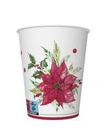 Kubeczki papierowe świąteczne Gwiazda Betlejemska, 8 szt.