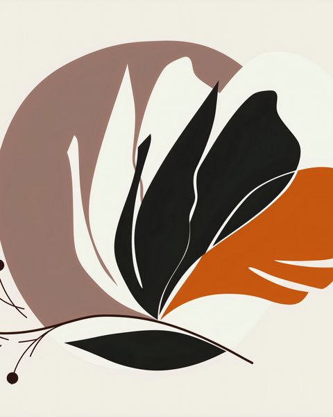 Plakat 40x50cm Elegancja Roślinna zdjęcie 1