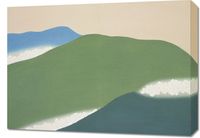 Obraz 70x50cm Green Mountains, Sekka Japoński Vintage
