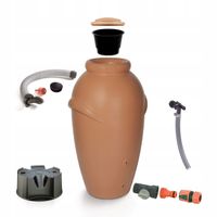 Zbiornik AQUACAN 360 l + przyłącza, podstawa | Terakota, Pojemność: 360 l, Wymiary 72x80x120 cm, Kolor Terakota, Waterform, Prosperplast