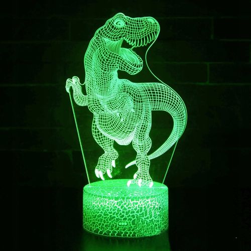 Lampka 3D nocna led usb + pilot Dinozaur T-Rex na Arena.pl