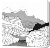 Obraz 60x60cm Geometryczne Wzniesienia