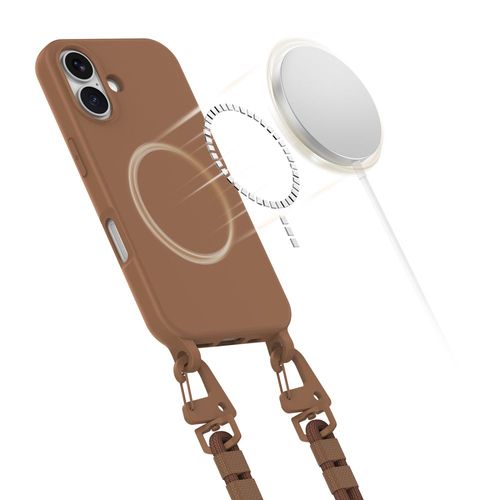 tech-protect magnecklace magsafe iphone 16 chocolate brown na Arena.pl