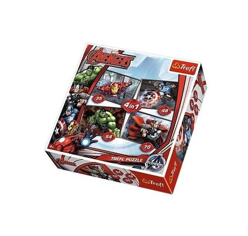 PUZZLE 4W1 AVENGERS 34245 na Arena.pl