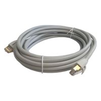 kabel sieciowy lan rj45 cat-7 ethernet 4.6m biały