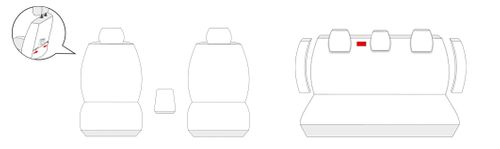 Skoda Octavia II Pokrowce dopasowane na fotele na Arena.pl