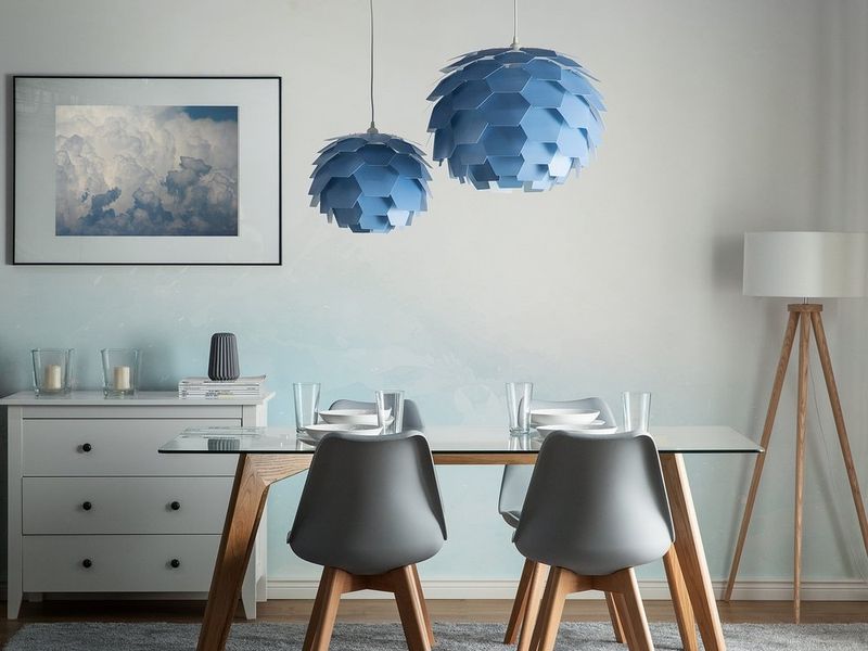 Lampa wisząca niebieska SEGRE zdjęcie 2