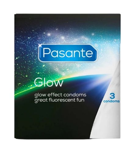 Świecące w ciemności prezerwatywy Pasante Glow 3szt. na Arena.pl