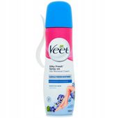 Veet Hair Removal Cream Krem do depilacji w sprayu do skóry wrażliwej 150ml