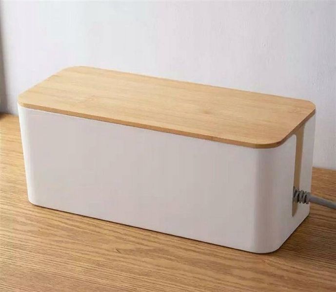Elegancki POJEMNIK ORGANIZER schowane kable listwy zdjęcie 6