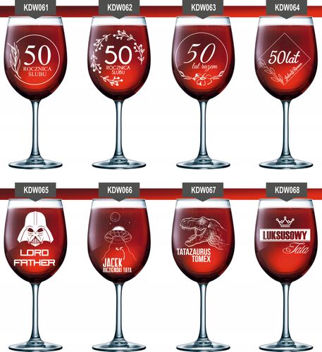 Kieliszek do wina grawer PREZENT dla Dzień Kobiet na Arena.pl