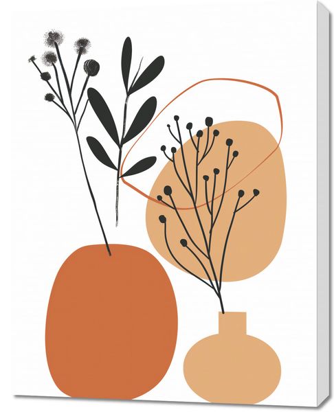 Obraz 70x90cm Botaniczny Pastel zdjęcie 1