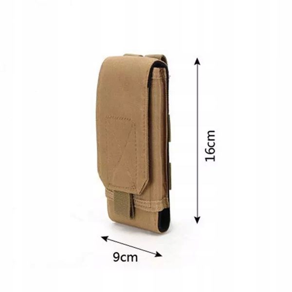 Kieszen Modularna do przenoszenia Etui na Telefon do Paska Plecaka Molle zdjęcie 2