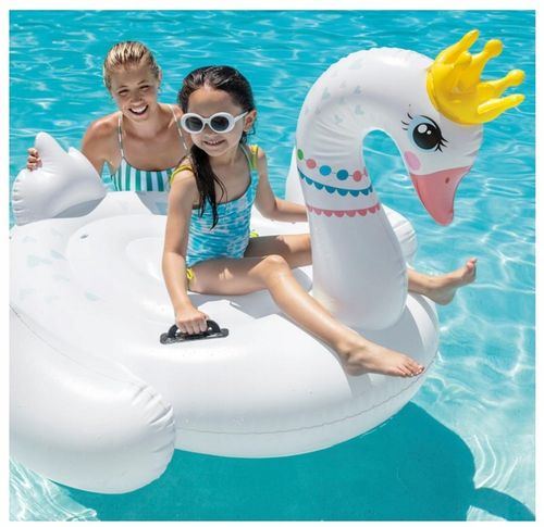 INTEX 57562 DMUCHANY MATERAC DO PŁYWANIA ZABAWKA ŁABĘDŹ 188cm x 124cm na Arena.pl