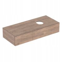 GEBERIT VariForm Szafka pod umywalkę stawianą na blat 120x51x23,5 cm orzech