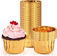 Papilotki Do Muffinek Kubeczki Foremki Na Babeczki Gold 50Szt
