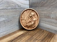 Obraz Drewniany Jezus Wyjątkowy Prezent na Chrzest, Komunie Świętą