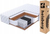 MATERAC 160x200 BIS pocket stref SUPER TWARDY 3X KOKOS H4/H5 23 cm