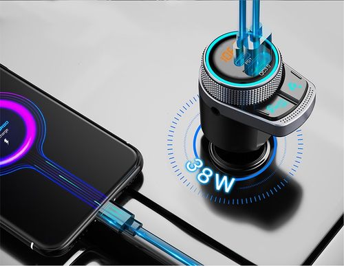 Transmiter FM Bluetooth Feegar AUX Szybka Ładowarka QC 3.0 38W AutoSearch na Arena.pl