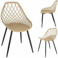 krzesło aranda beżowe + czarne nogi (nowy kod 15.10.2025)