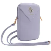 guess torebka guwbzpgstegufioletowy/purple zip triangle 4g